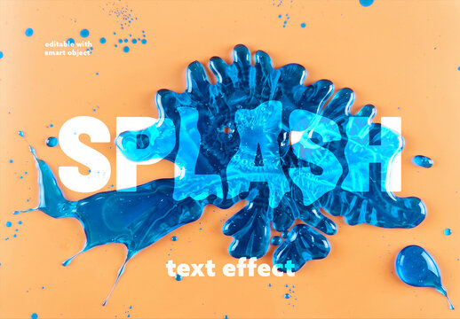 Splash Text Effect
