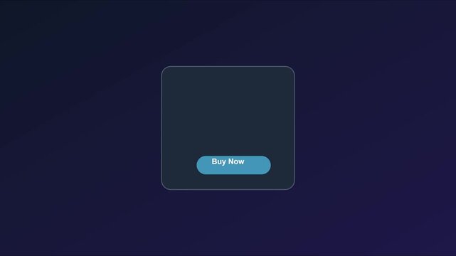 Minimalist buy now button animation with dynamic color transitions for e-commerce and digital interface 4k