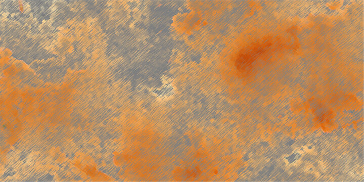 Textural Abstraction of Ochre and Grey Swirls A macro view reveals an intricate interplay of soft ochre clouds and textured grey strokes, creating a visually captivating abstract composition.