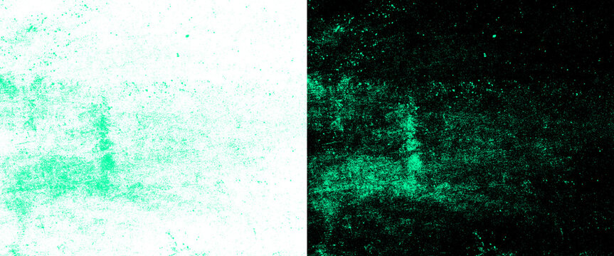 Distressed green texture background, grainy emerald abstract surface, weathered cyan noise pattern for graphic design overlays