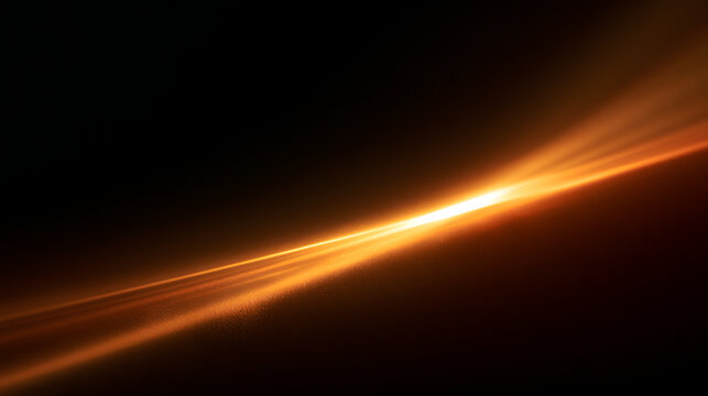 An elegant golden light streaks across a dark background, creating a warm and serene atmosphere.
