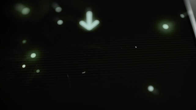 CO2 reduction control glows beneath downward arrow