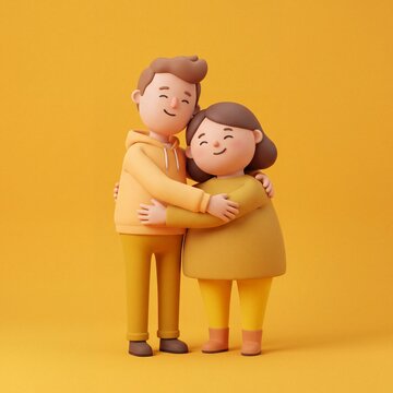 Bonecos 3D setembro amarelo