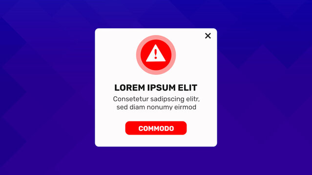 Error Notification 01