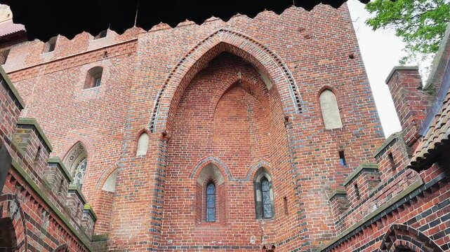 Entrance to the High Castle, Malbork Castle complex, Poland