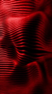 red woollen soft sinews on black background