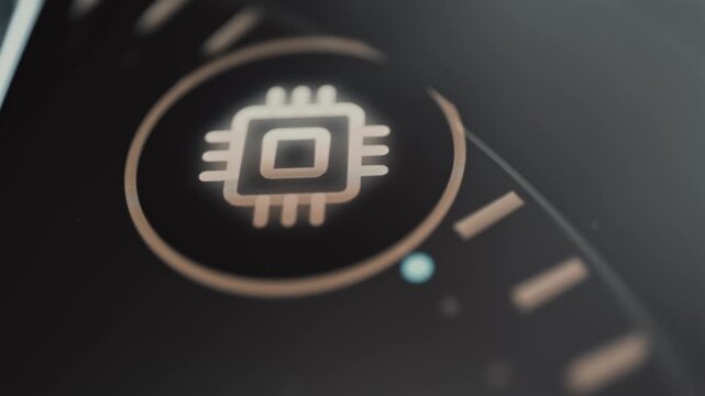 Processor chip selected changes on a circular interface