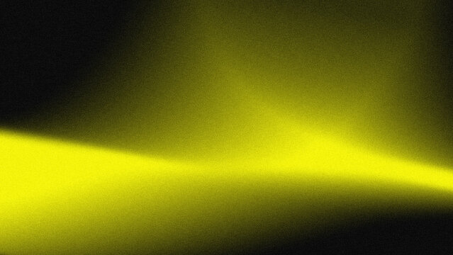 Soft yellow glow spreads across dark background. Vibrant hue suggests warmth or energy. Smooth gradient transitions create gentle motion. Ideal for abstract design or mood setting