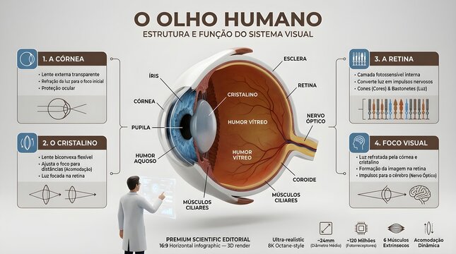 Human Eye Structure And Function Diagram