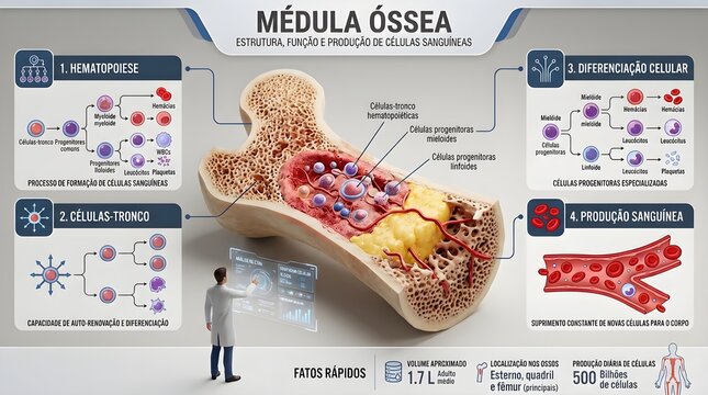 Bone Structure Hematopoiesis Blood Cell Production