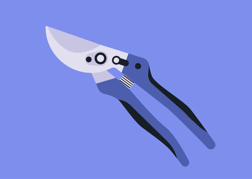 A beautifully crafted gardening pruner is displayed against a vibrant background, highlighting its sleek design and functionality for trimming plants. Ideal for garden enthusiasts.