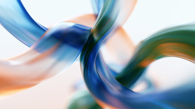 Abstract Modern Fluid Waves Dynamic 3D Background