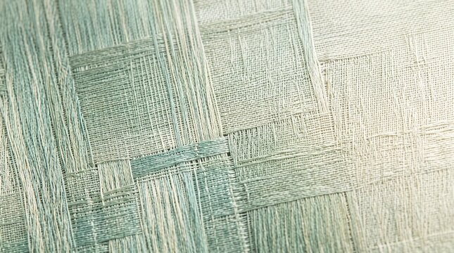 Woven Fabric Texture in Sage Green and Beige