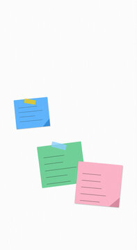 Colorful flat folder icons set