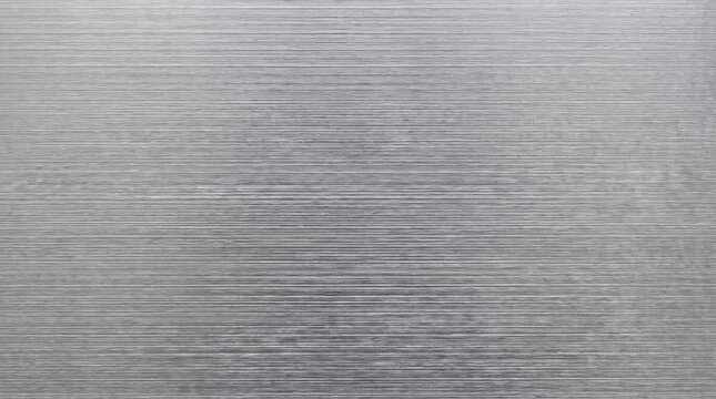 Brushed Metal Texture Background with Horizontal Lines