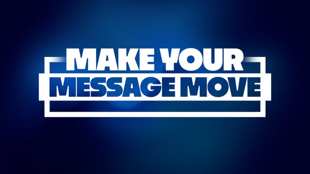 Animated Text with Colorful Background
