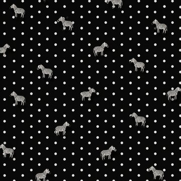 Zebra Polka Dot Pattern