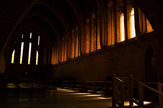 Light shining into a monastery
Quarr Abbey, Isle of Wight, UK