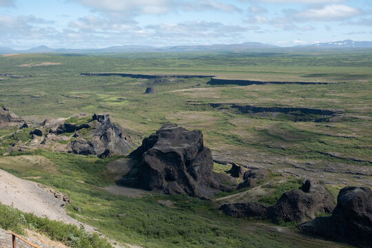 &Aacute;sbyrgi Canyon, North Iceland