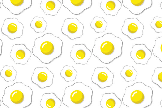 seamless pattern with easter eggs