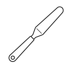 Obraz premium Offset Spatula Line Art