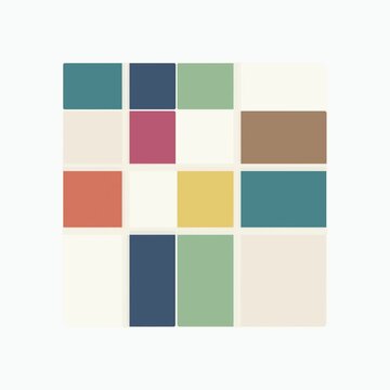 Bojagi Asymmetric Bojagi Patch Rectangle textile loop