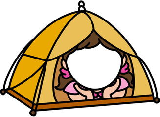 tent on white background © 재원 백