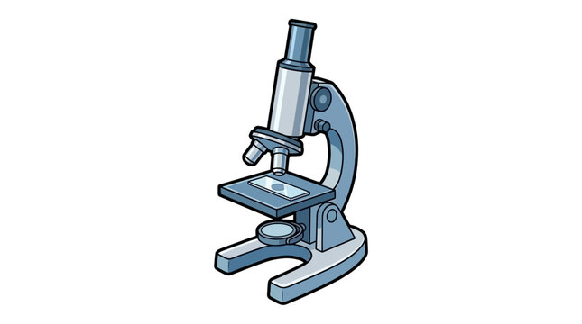 Laboratory microscope sticker for science and research.