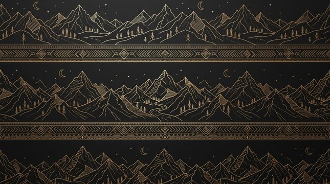 Bhutan patterns with bhutanese himalayan traditional geometric botanical mountain himalaya architecture ornament wildlife