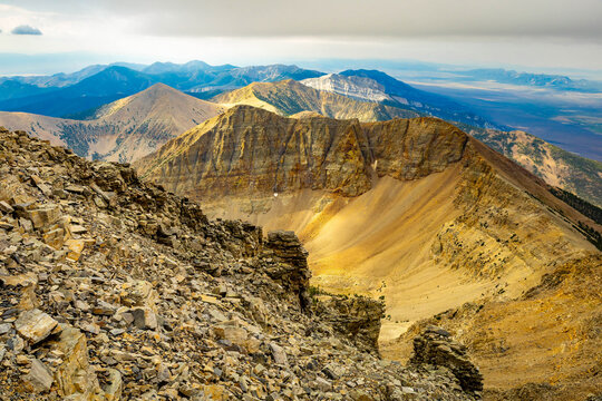 Doso Doyabi panoramic view from Wheeler Peak trail