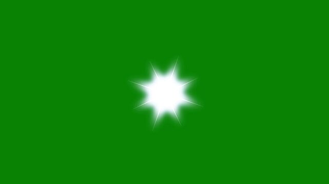 White sparkling glitter with abstract glowing stars twinkling on green screen, star sparkle vector doodles, Glowing twinkle star animation with soft sparkle glimmers, professional decorative asset.4k