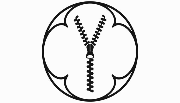 zipper logo, zipper circle, zipper icon