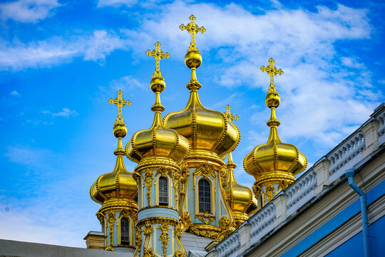 golden domes of orthodox church