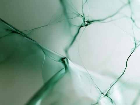 Abstract lines and patterns resembling a neural network or veins.