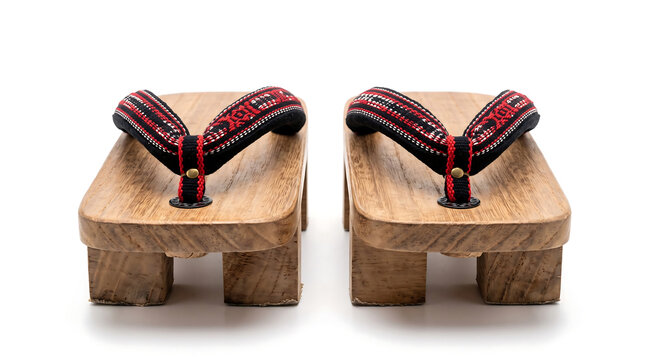 Traditional Japanese Wooden Geta Sandals