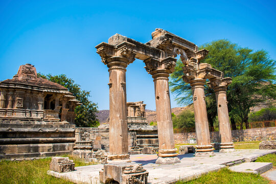 Sahastrabahu or sas bahu Temple, with a beautiful heritage and scenic backdrop.