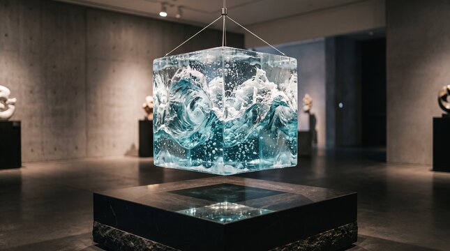 glass of ice