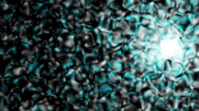 Abstract light particles exploding outwards in dark space with subtle color shifts during cinematic motion