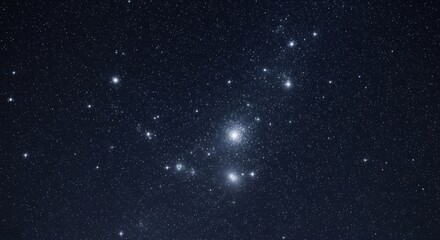 Fototapeta premium Deep Space Galaxy Cluster in the Night Sky.