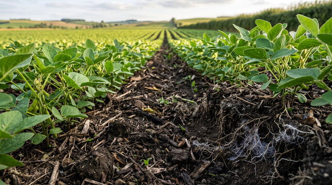 Mycorrhizal soil biology connects healthy roots with sustainable farming, regenerative agriculture, and soil health for environmental and corporate sustainability campaigns.