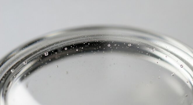 Transparent glass object