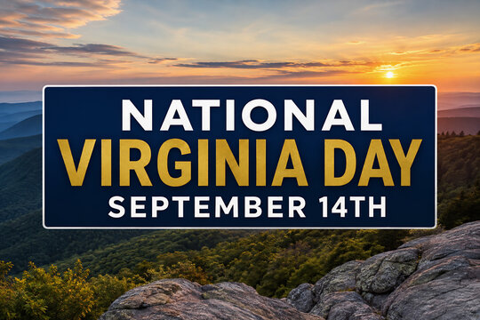 National Virginia Day September 14th Mountain Sunrise Scenic View