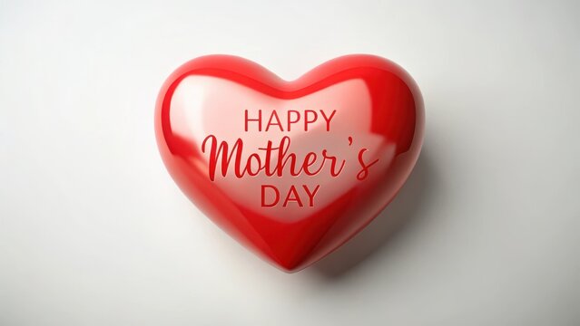Heart Shape Decoration for Mother's Day Celebration and Gift Ideas