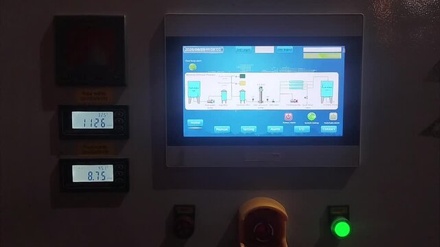 HMI Touchscreen Monitoring Reverse Osmosis RO Water System