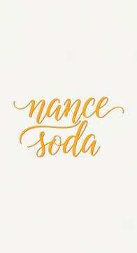 Elegant Gold Cursive Text on Light Background.