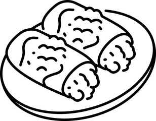 Obraz premium Enchiladas Illustrations