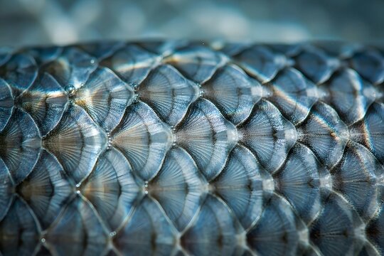 Close-up of Fish Scales
