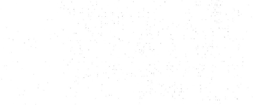 Black dots scattered on a white background with subtle gray speckles