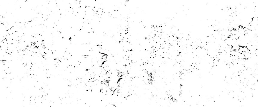 Black speckle and grunge texture on white background abstract pattern