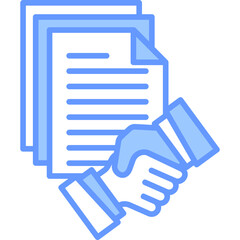 Fototapeta premium Contract Icon